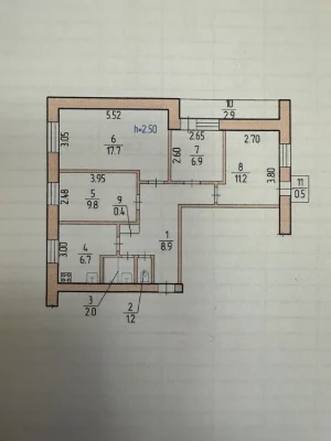 Продам 4х комнатную квартиру ул. 3-я Слободская/пр. Централь