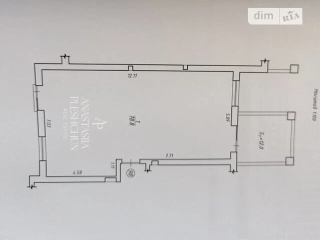 Sale of 3-room apartment 82.4 sq. m. on Hetmanska Street 1A • ID 34
