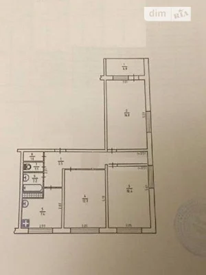 Sale of 3-room apartment 69.1 sq. m. on Hnata Yury St. 4, apt. 140 •