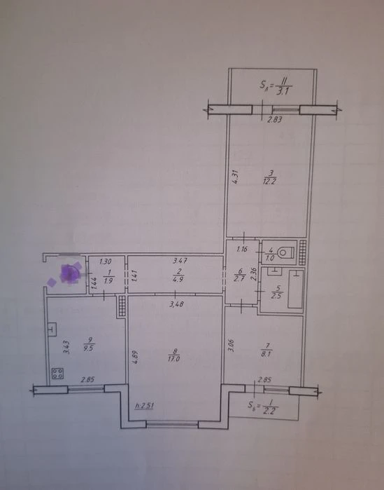 Продаж 3х.кв Іллінська