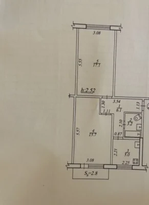 Продаж 2кім.квартири по вул. Харківська