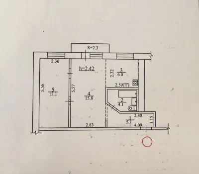 Продаж 2к.квартири площа Покровська . Центр