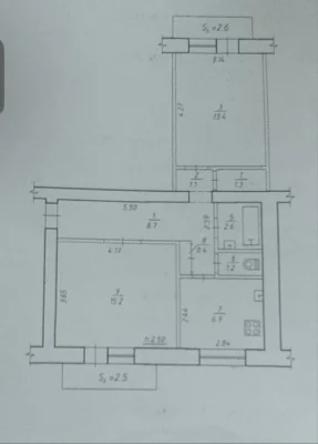 Продаж 2 кімнатної квартири