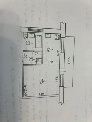 Продам 1 кімнатну квартиру.Є відновлення!
