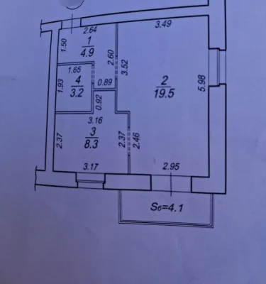 Продаж 1 кім.квартири в новобудові