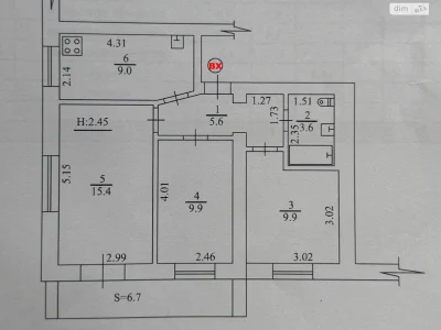 Продаж Квартира Зарічний