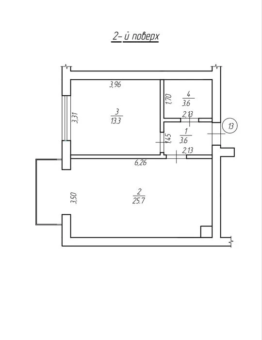 Продаж 1-кімнатної квартири 46,2 м² .Ремонт, меблі та технік