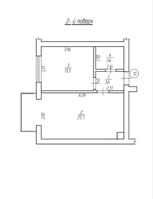 Продаж 1-кімнатної квартири 46,2 м² .Ремонт, меблі та технік