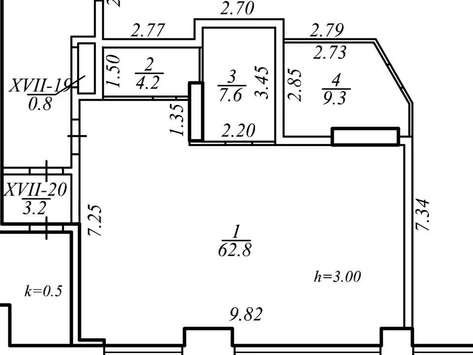 Apartment. Dnipro, Naberezhna Peremohy st.