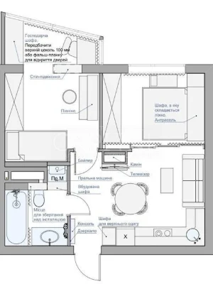 For sale 2-room apartment 38 sq. m. on Berkovetska St. 6 • ID 34662