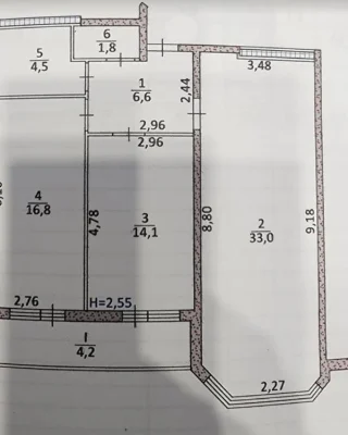 Продаж 3к квартири 85 кв. м на просп. Злуки