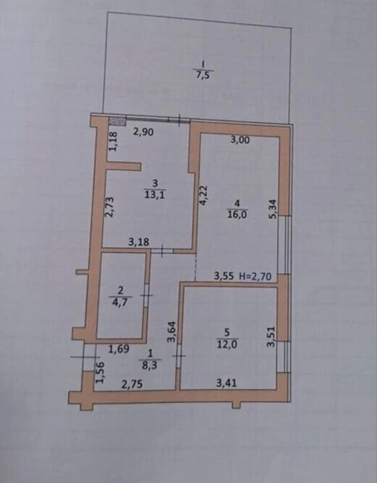 Продається 2кім. Вул. Зелена