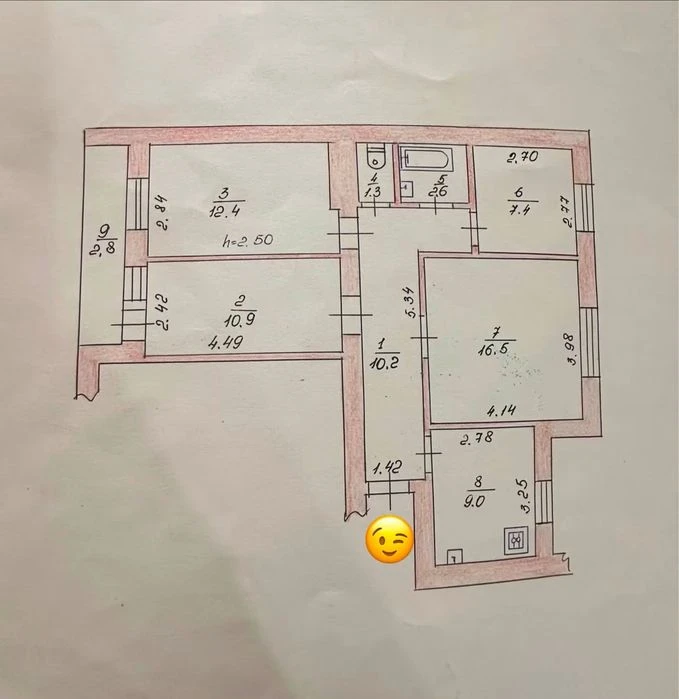 Продаж 4-кімн.квартири у Луцьку в районі Північного ринку
