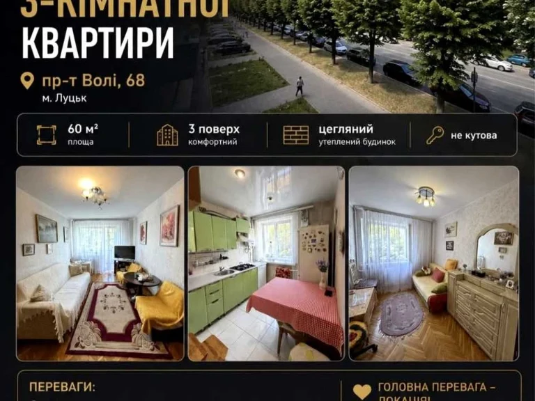 Квартира. Луцьк, Волі просп.