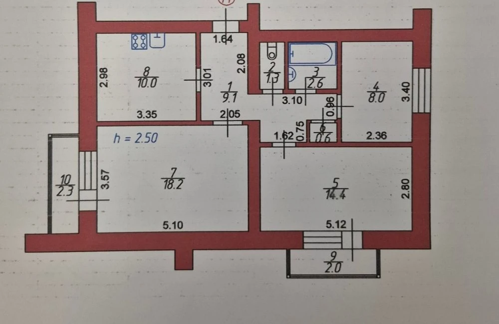 Продаж 3 х кімнатної квартири