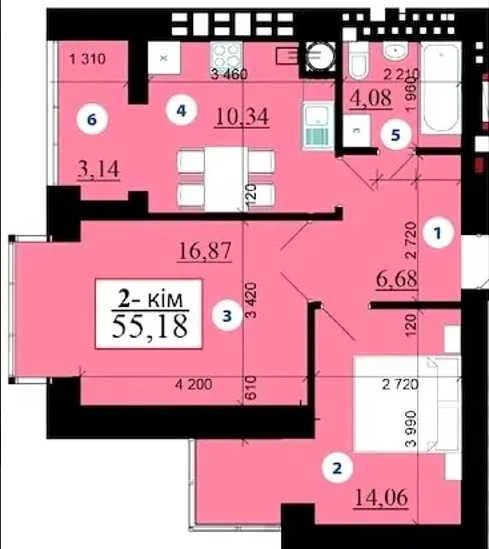 Продаж. 2 км Мазепи 168 в ЖК Липки -2 Сирець