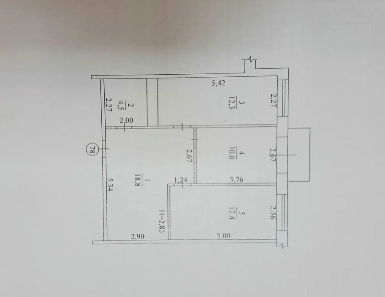 Продаж 2-х кімнатної квартири в районі Північного ринку. ЖИТ