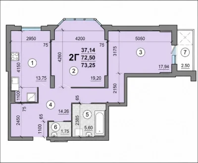 Продаж! 2-кімнатна квартира 76 м² у ЖК Kiev Sky | 10 поверх
