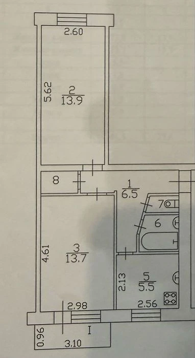 Продам 2-х кімнатну квартиру вул.Олега Міхнюка (Червоний міс