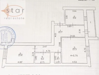 Продаж 2-кімн квартири 81м2 в сучасному будинку Центр, ЦУМ