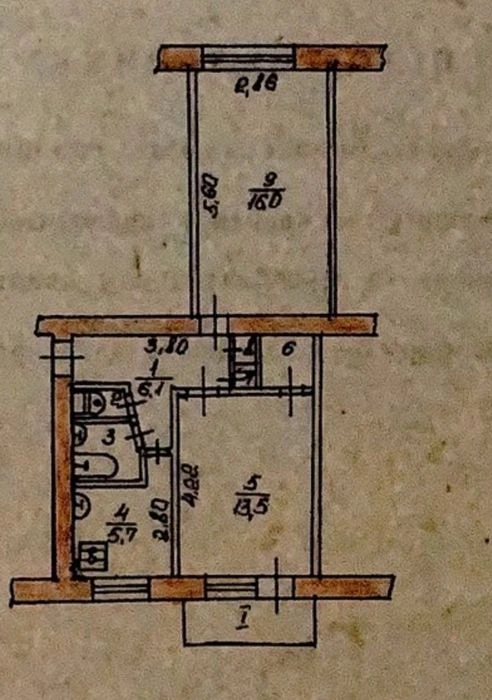 2-кім кв. вул. Пирогова. Продаж