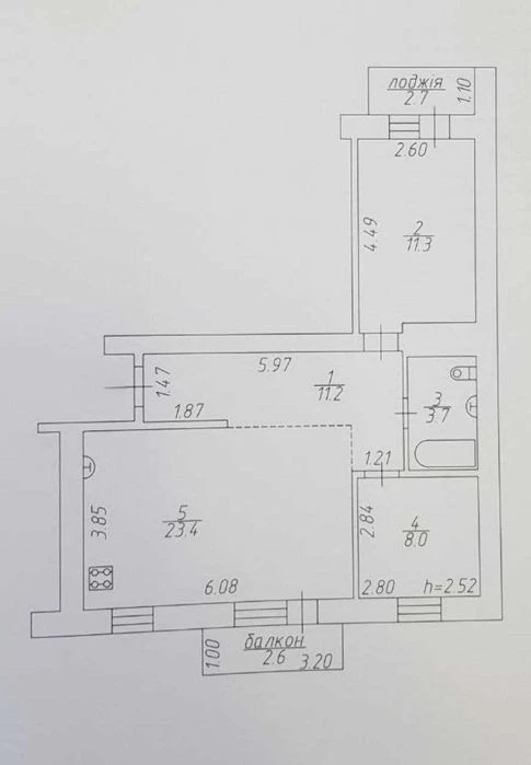 3 кімнатна квартира, з якісним ремонтом