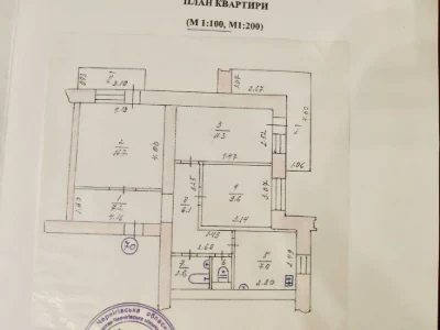 Продаж 3-кім. квартира вул. Шевченка 106