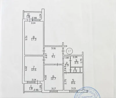 Продаж 3-кімнатної квартири на Масанах по вул. Красносільськ