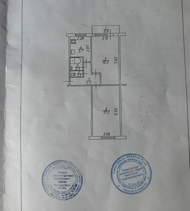 Продаж 2-во кімнатної квартири на вул.Любецькій,31