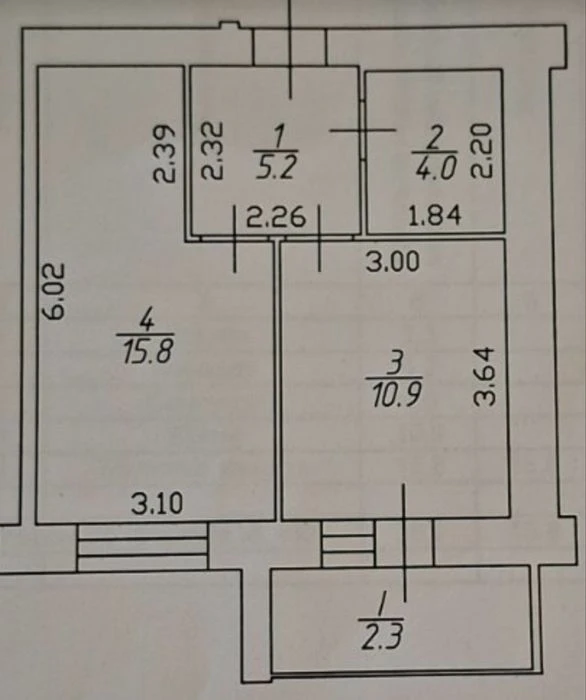 Продаж 1-кімнатної квартири в новобудові Масани 3поверх,тепл