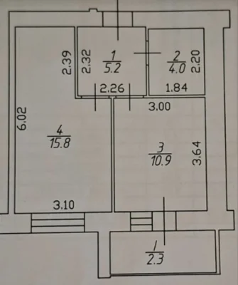 Продаж 1-кімнатної квартири в новобудові Масани 3поверх,тепл