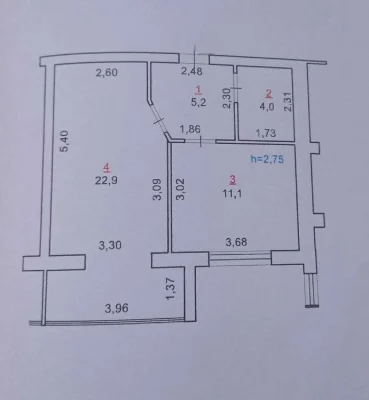 1 кімнатна квартира ЖК Мрія Чернігів, опалення автономне.