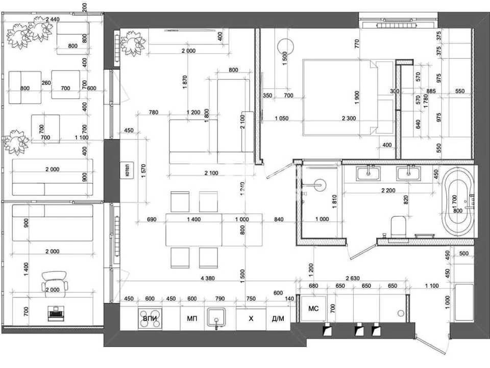 Apartment. Kharkiv, Klemenova Dacha St., 11