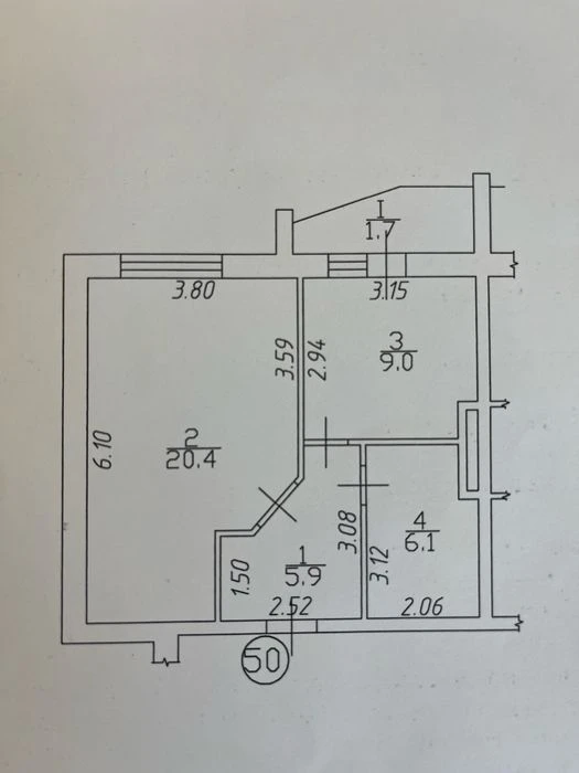1 к. Квартира Заз