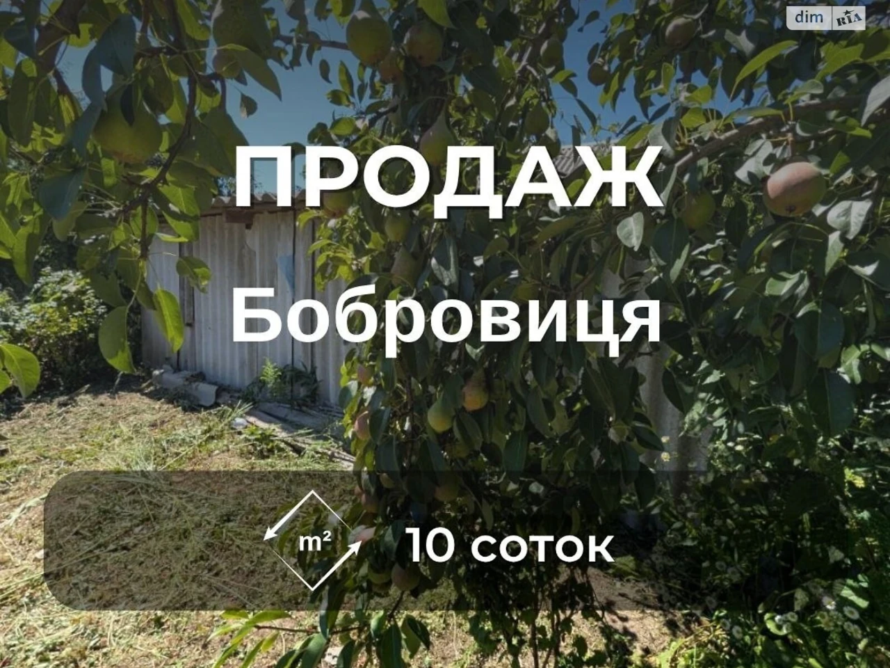 Продаж Ділянка під житлову забудову Бобровиця