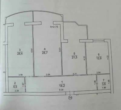 ЖК Ковалівський , простора 3.кв - 118 м.кв !!