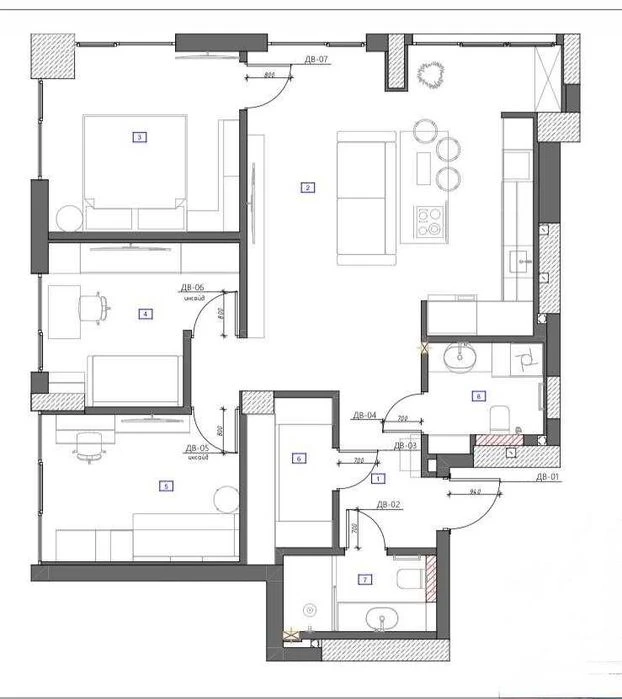 4-room apartment, Center, 90m2, premium renovation, 6 windows,