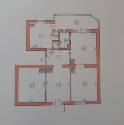 Продається 4х кім. квартира в центрі по вул. Вільде ст.ціна1