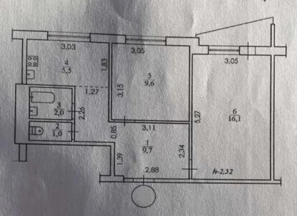 Продам 2- кімнатну квартиру біля метро