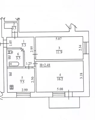 Продам 2-х комн.кв.Новые Дома,проспект Байрона 167 г