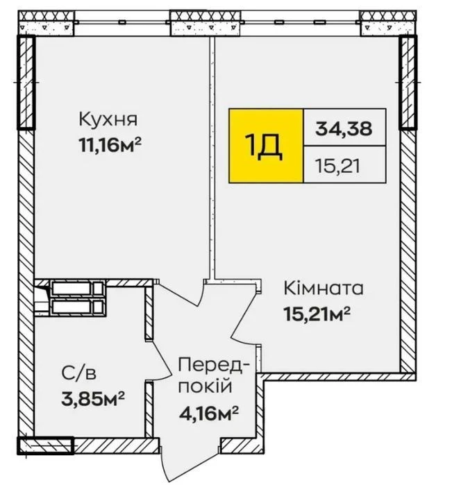 Cheap, Kyiv apartment from the developer DISCOUNT 130,000 UAH