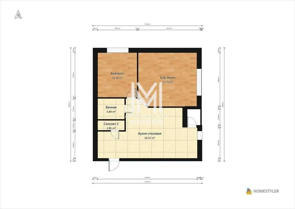 Продажа 2х комнатной квартиы 70м2 ЖК СПОРТИВНЫЙ