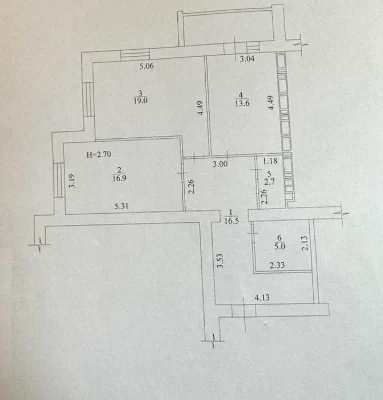 Продам 2-х к.кв. ЖК Левада-1 ! ЦЕНТР! Метро Гагарина 76.3 м2