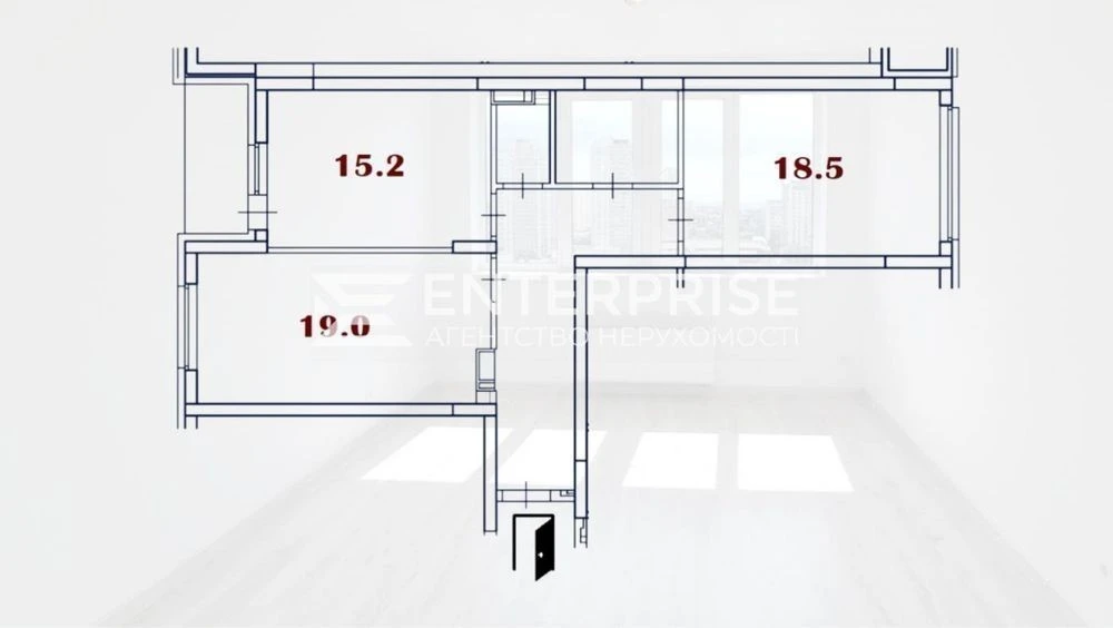 2-room apartment for sale, Okland residential complex, Solomyanskyi district, eGenerat