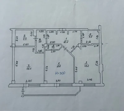 Продажа 2 ком. квартиры 83 м, возле метро 23 августа, новост
