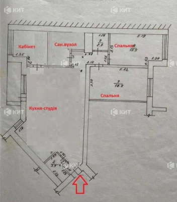 4к. 120м2 Центр (Центральный рынок, ЖК Новый дом, Котлова),