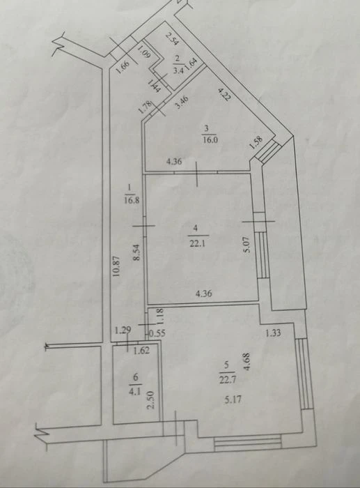 Продам новобудову 91 м² біля  центрального ринку з частковим