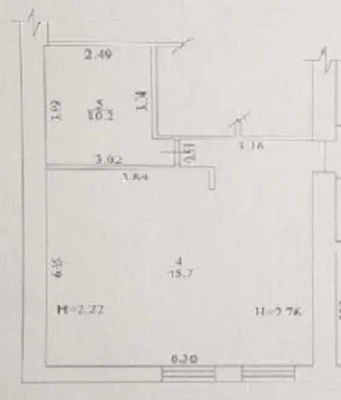 Продаж 1-к. квартира 56 м², новобудова, 1 хв до метро Холодн