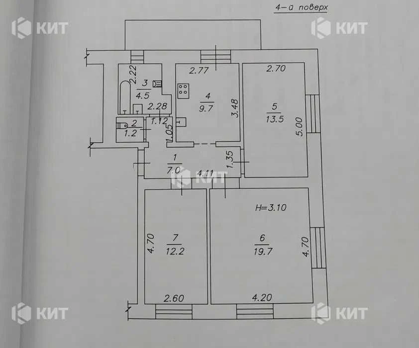3к.74м2 Аеропорт (Аэропорт, МЕТРО, ул. Аэрофлотская)127607