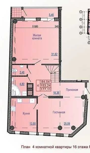 ПЕНТХАУС С ТЕРРАСОЙ! ЖК Павловский Квартал! Стр сост. 4к 180